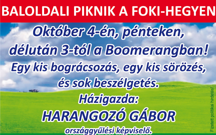 Baloldali Piknik a Foki-hegyen